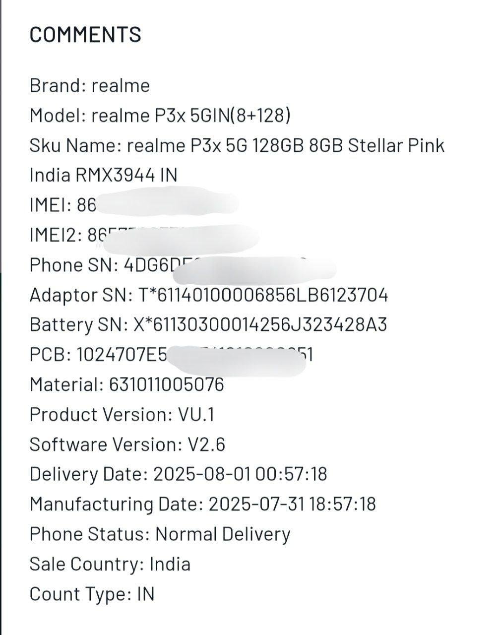 OPPO | ONEPLUS | REALME INFO ( Imei 1 not found) place 2nd imei number